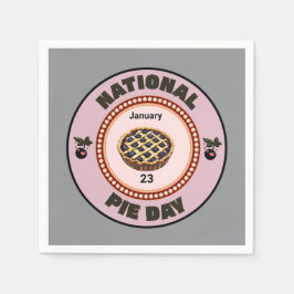 Paj-dagen Cherry Paj Pappersservett