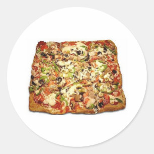 PAJ FÖR SICILIAN PIZZA RUNT KLISTERMÄRKE