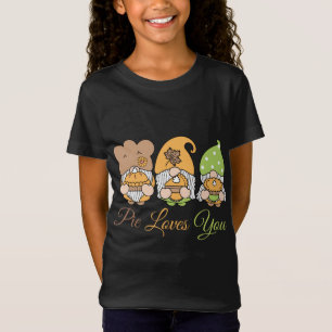 Paj Kärlek Du är en bra pumpkin Spice Roligt Gnome T Shirt