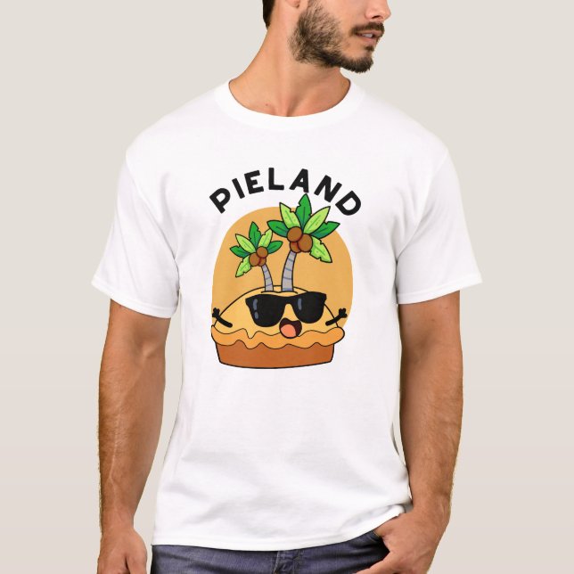 Paj-land Funny Island Pun T Shirt (Framsida)