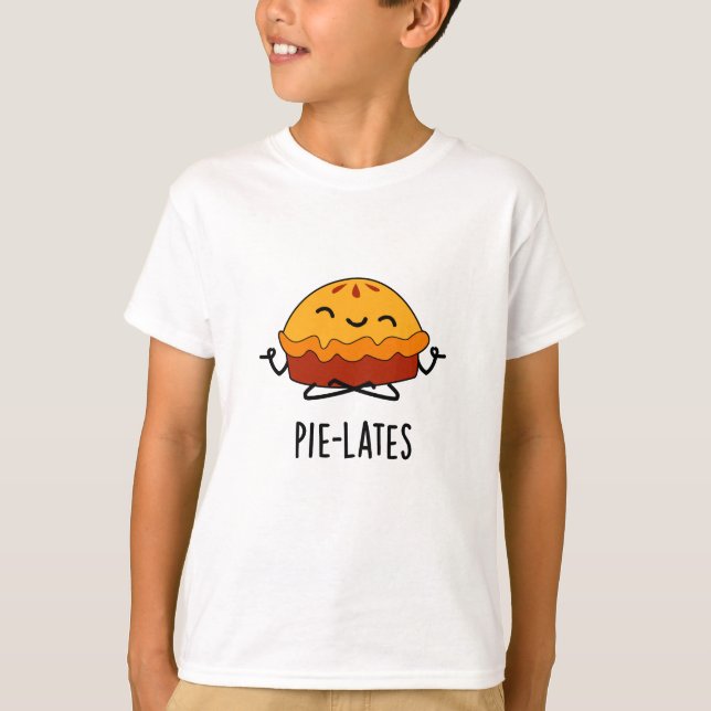 Paj-lates Funny Food Paj Pun T Shirt (Framsida)