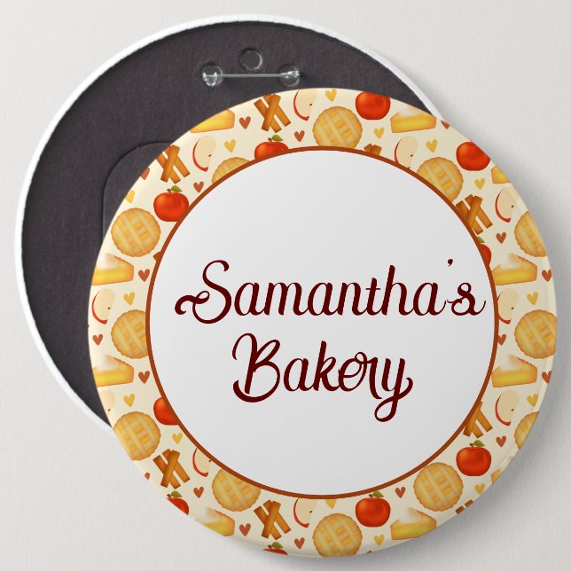 Paj och ingredienser för gammalmodig äpple och äpp knapp (Framsida & baksida)