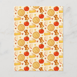 Paj och ingredienser för gammalmodig äpple och äpp vykort