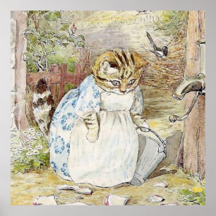 Paj och Patty Pan av Beatrix Potter Poster