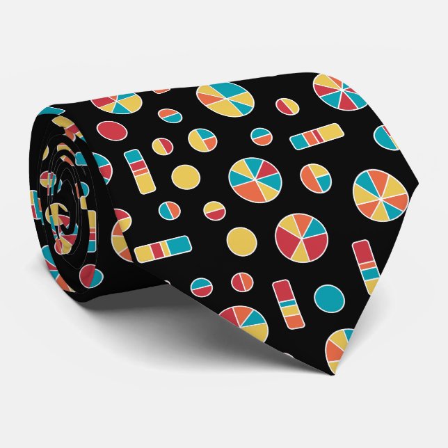 Paj och Pub Mönster 271019v3 - Svart Slips (Rullad)