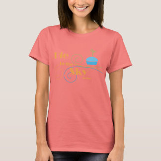 Paj på flygplatsen Himlar T Shirt