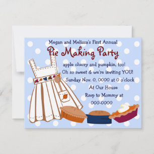 Paj Party Inbjudningar