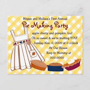 Paj Party Inbjudningar