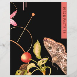 Paj & Pastries | Mottagarinfoga | Svart fjäril