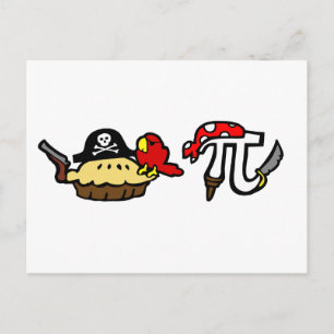 Paj & Pi Pirater Vykort