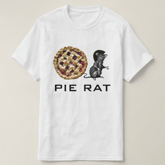 Paj Råtta Rhubarb Paj T-shirt (Design framsida)