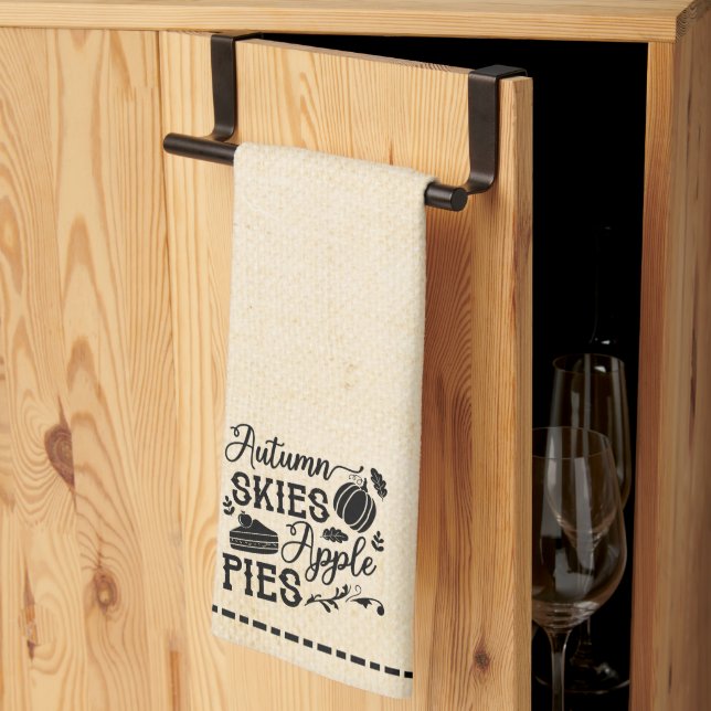 Paj-säcksutseende för höstsaft i himlar kökshandduk (Thirds Fold)