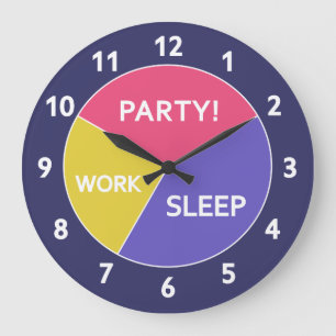 Paj-schemat för livstid stor klocka