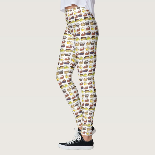Paj Segce Apple Pumpkin Banana Nyckel Lime Blueber Leggings (Vänster)