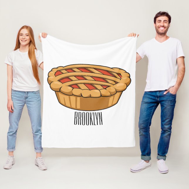 Paj serieillustration  fleecefilt (På plats)