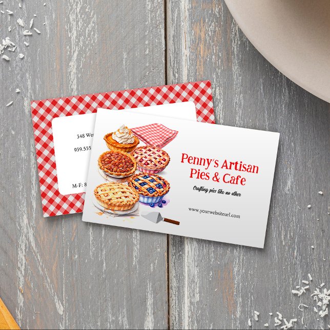 Paj Shoppe Visitkort (Pie Shoppe Business Card)