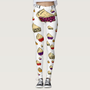 Paj- & tårtadamasker leggings
