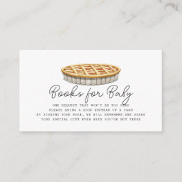 Paj Thanksgiving höstfälla Bokar för babyskor Tilläggskort