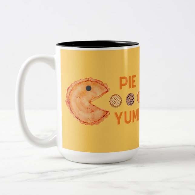 Paj Yum! Paj Älskare Två-Tonad Mugg (Vänster)