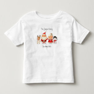 Pajama-design för familjen t shirt