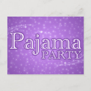 Pajama-inbjudningar: Starshine Inbjudan Vykort
