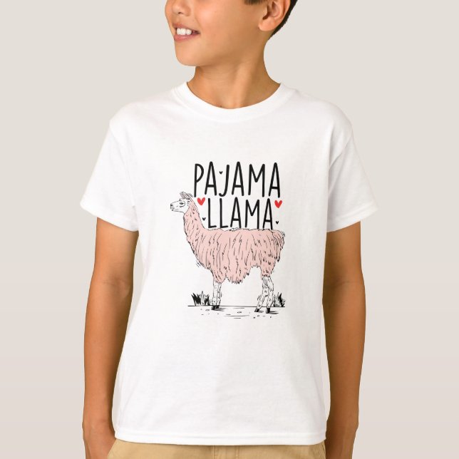 Pajama Llama T Shirt (Framsida)