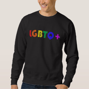 Pajama Party Lgbt Flagga Lesbisk Camping - Lycklig Lång Ärmad Tröja