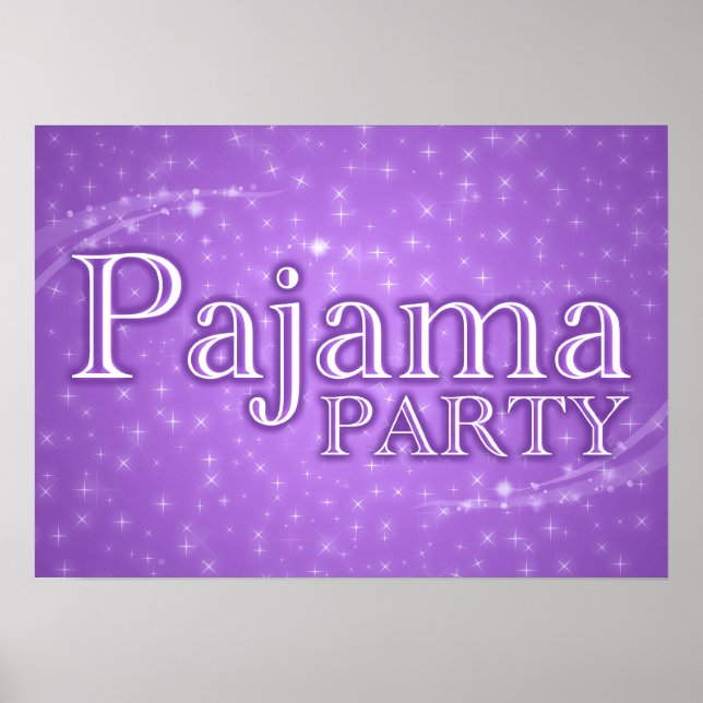 Pajama party: Starshine Poster (Framsidan)
