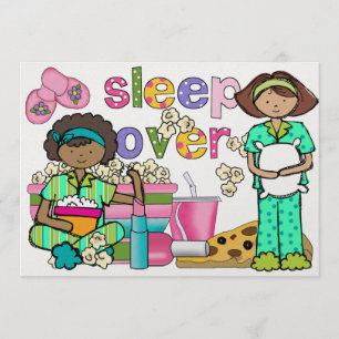 Pajama Party / Strömsparläge över - SRF Inbjudningar