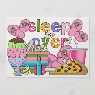 Pajama Party / Strömsparläge över - SRF Inbjudningar