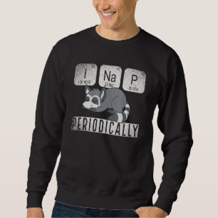Pajama Periodic Bord Nap Cute Sleeping Rac Lång Ärmad Tröja