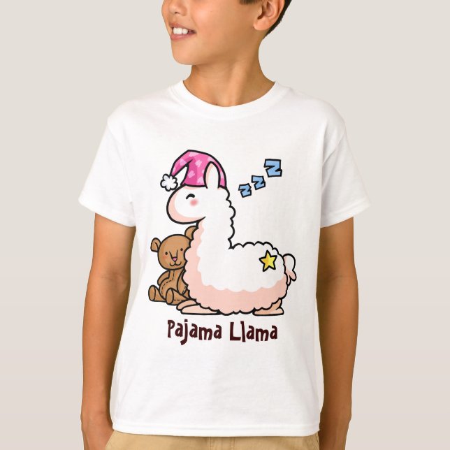 PajamaLlama T-shirt (Framsida)