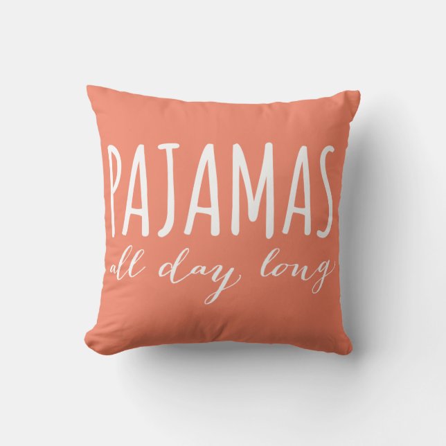 Pajamas all lång dag kudde (Framsida)