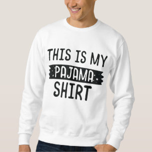 Pajamas Funny Pajamas PJ Top Tonåring Boys and Gir Lång Ärmad Tröja