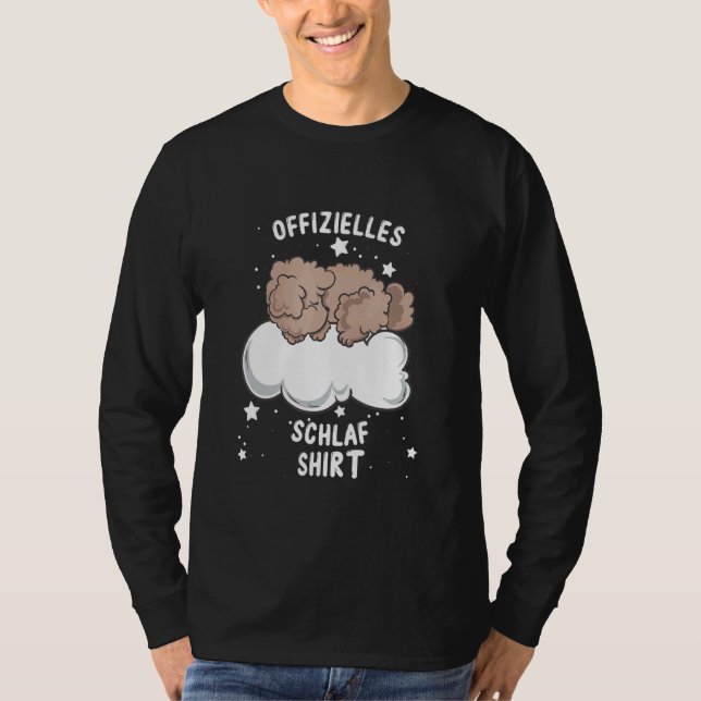 Pajamas Leksak Pudel T Shirt (Framsida)