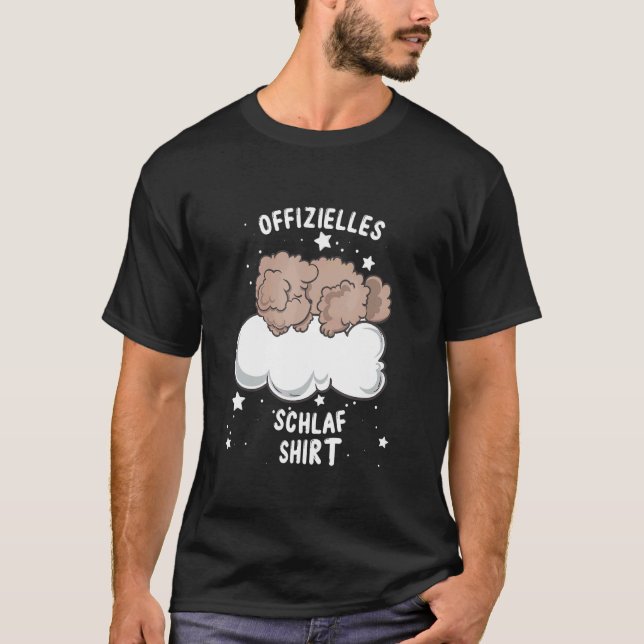 Pajamas Leksak Pudel T Shirt (Framsida)