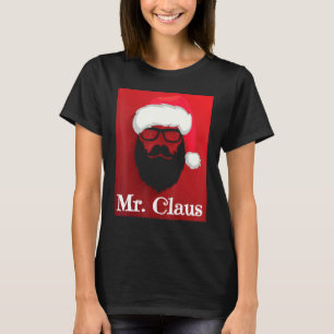 Pajamas Manar Mr och Claus Par Matching Chr T Shirt