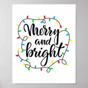 Pajamas-matchning i familjen Merry och Bright jul Poster