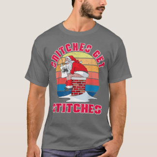 Pajamas Snitches Get för Jultomten-familjen Pajama T Shirt