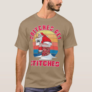 Pajamas Snitches Get för Jultomten-familjen Pajama T Shirt