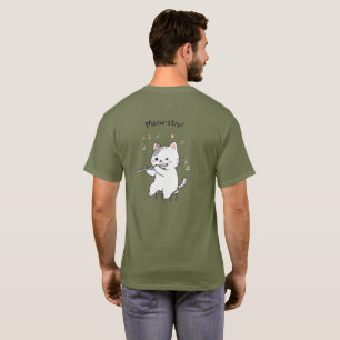Pajas katt spelar flöjt t shirt
