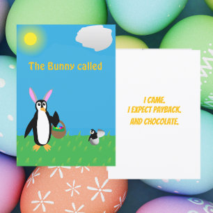 Pajas Penguin Påskhumor Kort