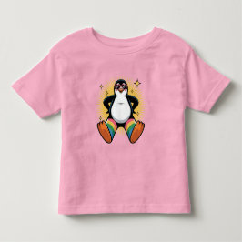 Pajasig pingvin karikatyr t shirt