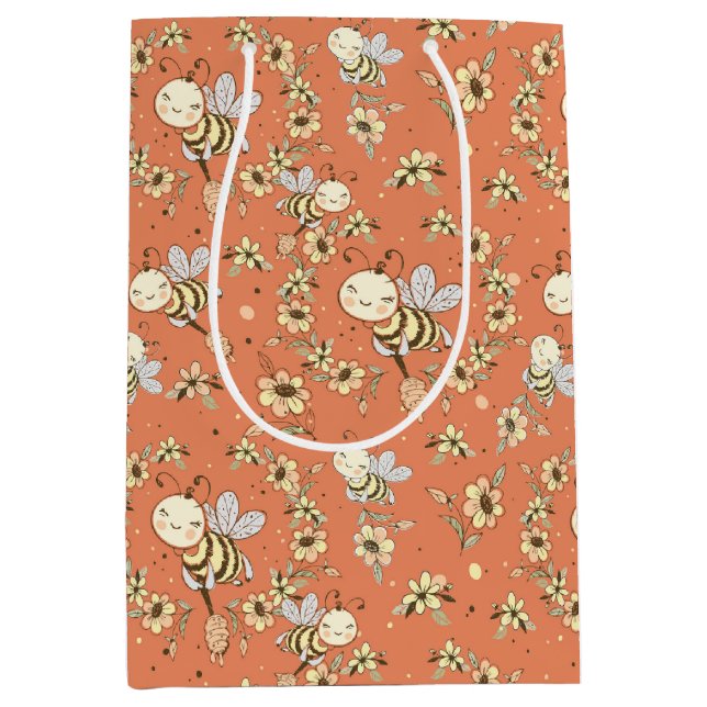 Pajasligt Glad Humla och Blommor (Framsidan)