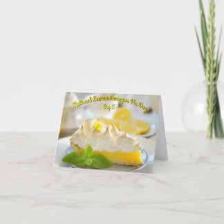 Pajerna minnesdagen för Lemon Meringue Kort
