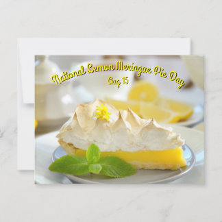 Pajerna minnesdagen för Lemon Meringue Vykort
