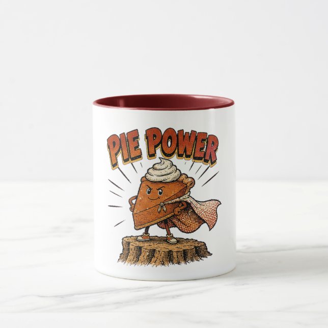 Pajkrafts Thanksgiving-design Mugg (Center)