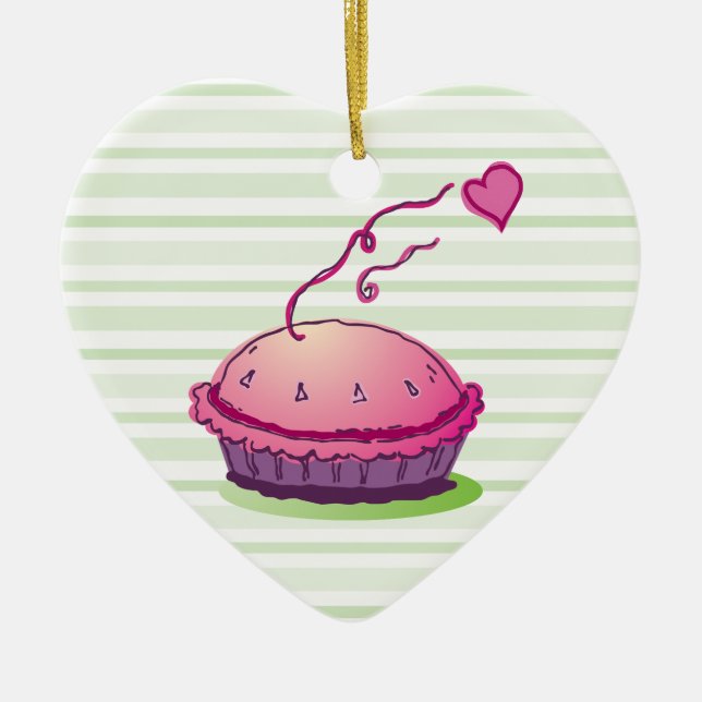 Pajprydnad Julgransprydnad Keramik (Framsidan)