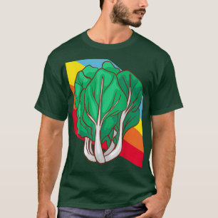 Pak Choi Vegetables Food Vegan Vegetarian T Shirt