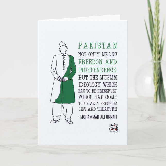 Pak självständighetsdag - Quaid Kort (Framsida)